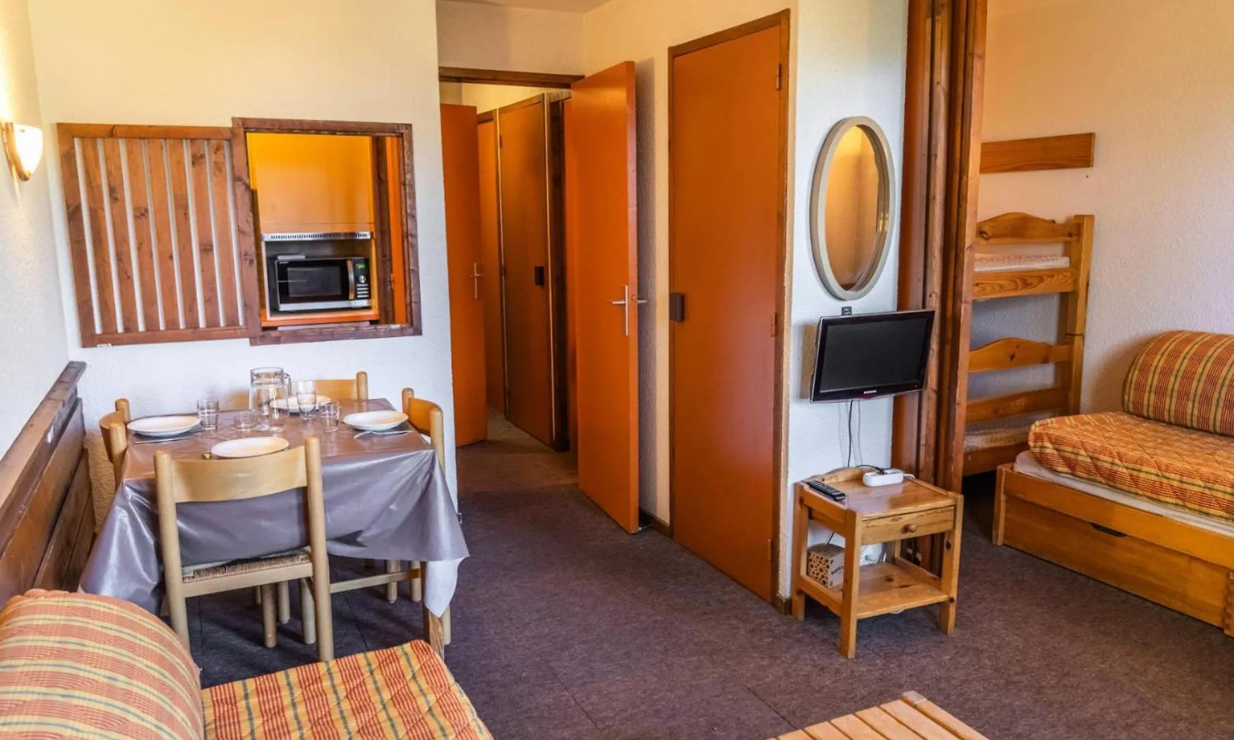 Residence Le Belvedere - Studio Coin Nuit Au Coeur Des Orres 1650 Mae-6724 ليه أورس شقة